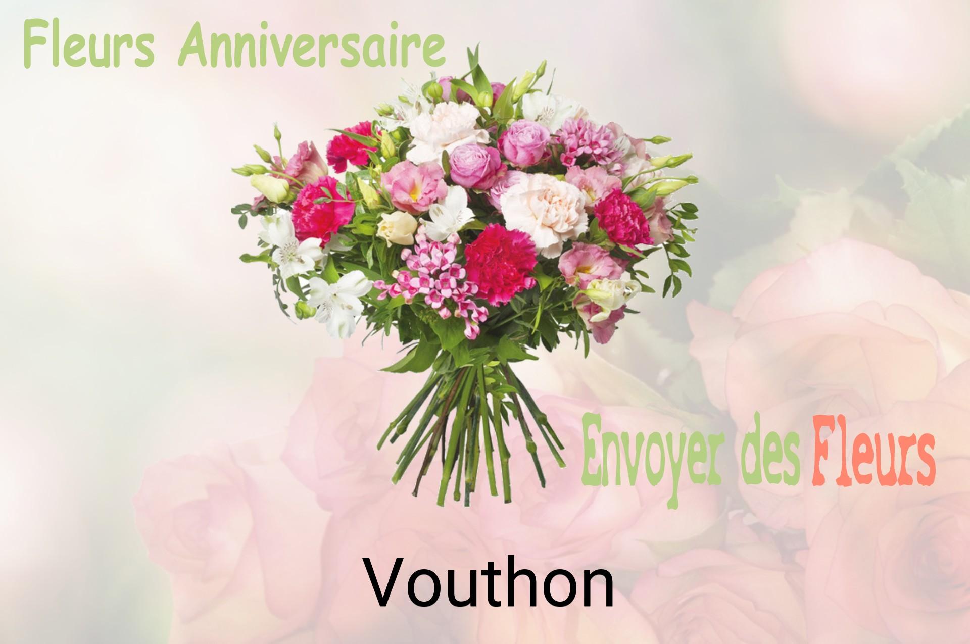 Bouquet de fleurs d’anniversaire livré à Vouthon