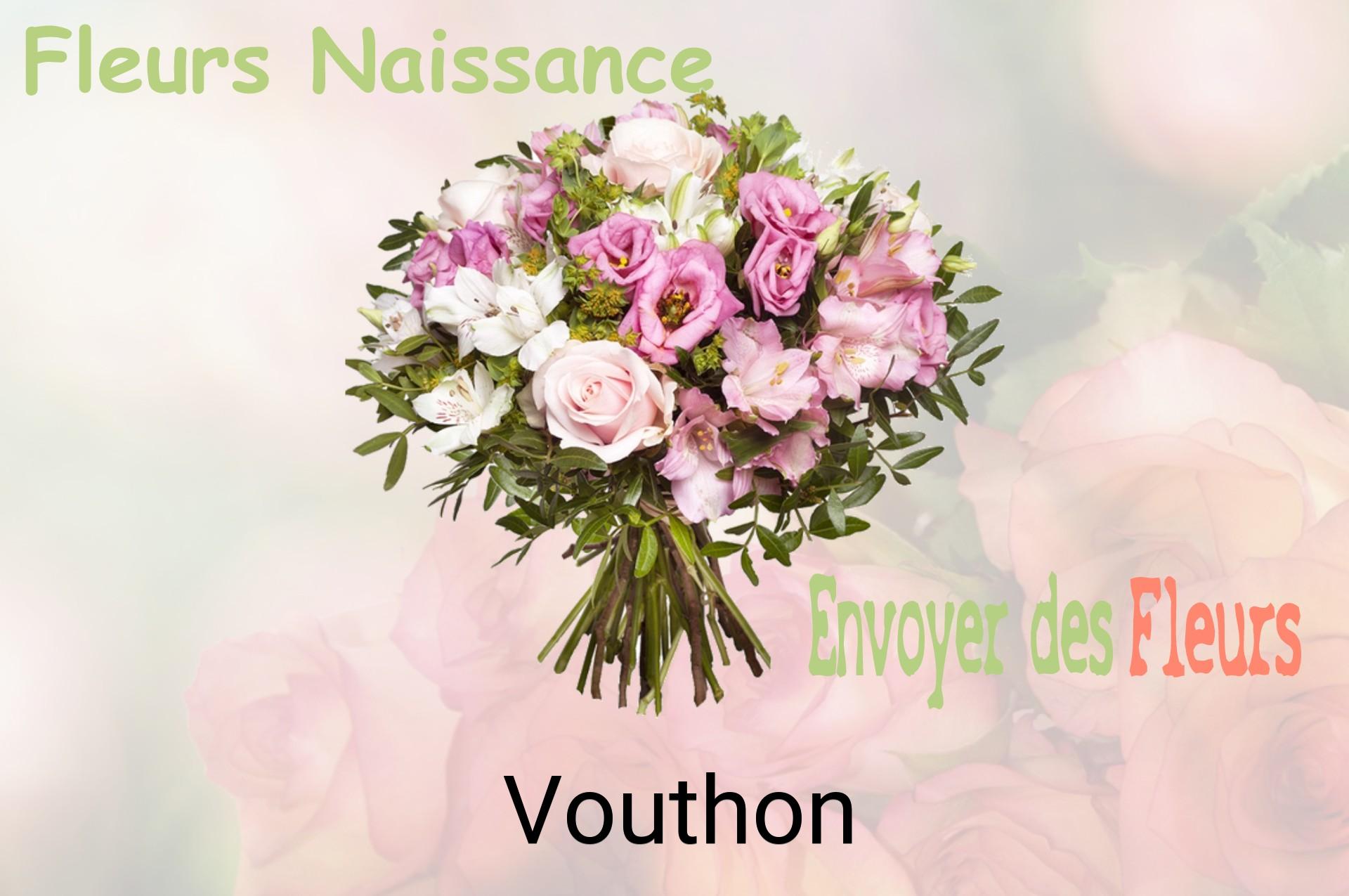 Bouquet de fleurs de naissance livré à Vouthon